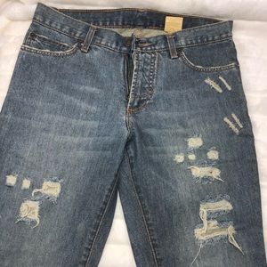 Vintage Dolce & Gabbana Distressed boyfriend jeans